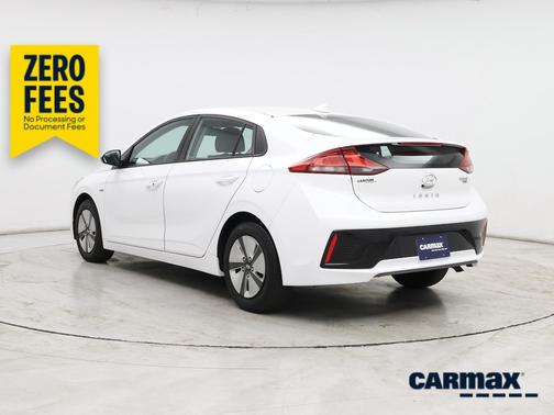 White 2019 Hyundai IONIQ Hybrid Blue