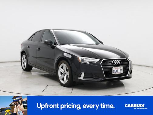 Black 2018 Audi A3 Premium