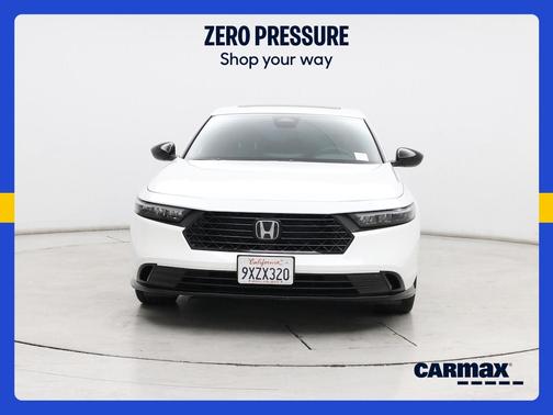 White 2026 Honda Accord Hybrid Sport-L