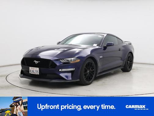 Blue 2018 Ford Mustang GT Premium