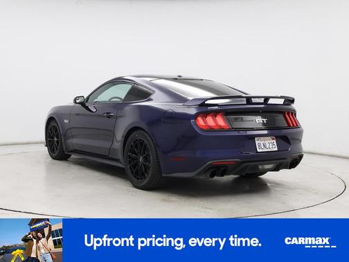Blue 2018 Ford Mustang GT Premium