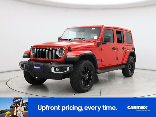 Red 2025 Jeep Wrangler 4xe Sahara