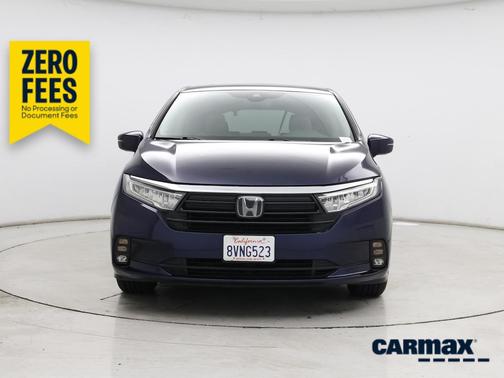 Blue 2021 Honda Odyssey EX-L