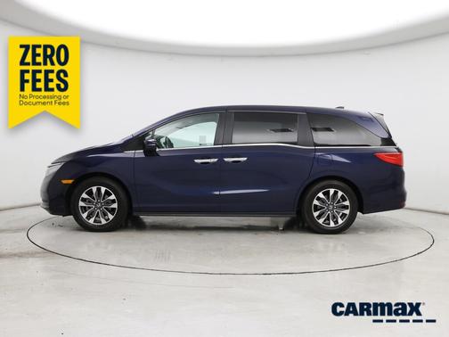 Blue 2021 Honda Odyssey EX-L