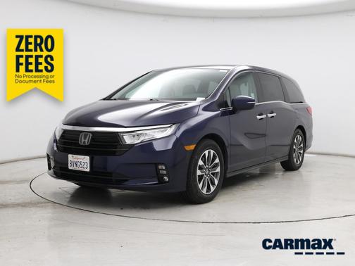 Blue 2021 Honda Odyssey EX-L