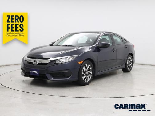 Blue 2018 Honda Civic EX