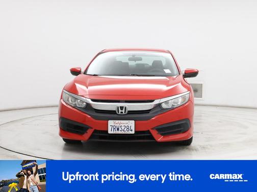 Red 2016 Honda Civic LX
