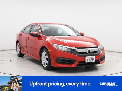 Red 2016 Honda Civic LX