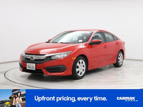Red 2016 Honda Civic LX