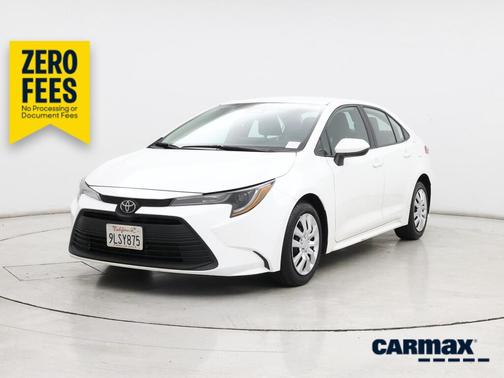 White 2024 Toyota Corolla LE