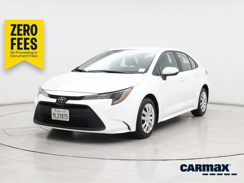 White 2024 Toyota Corolla LE