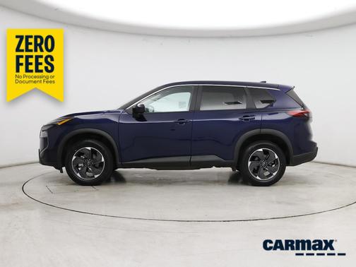 Blue 2025 Nissan Rogue SV