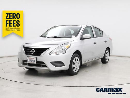 Silver 2019 Nissan Versa S Plus