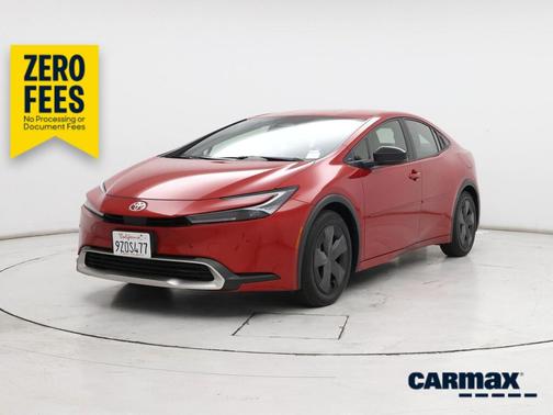 Red 2024 Toyota Prius Prime SE