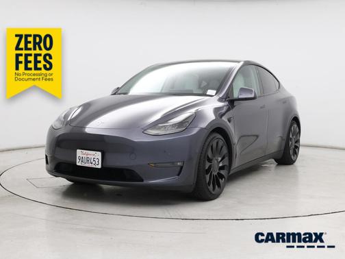 Gray 2022 Tesla Model Y Performance