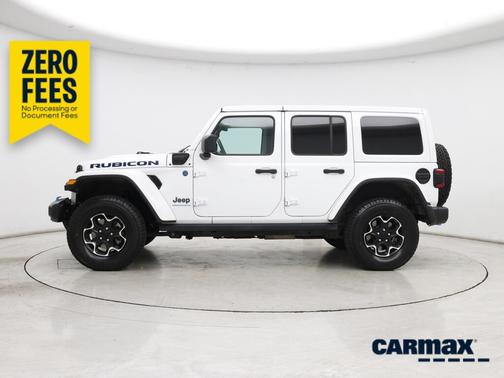 White 2023 Jeep Wrangler 4xe Unlimited Rubicon