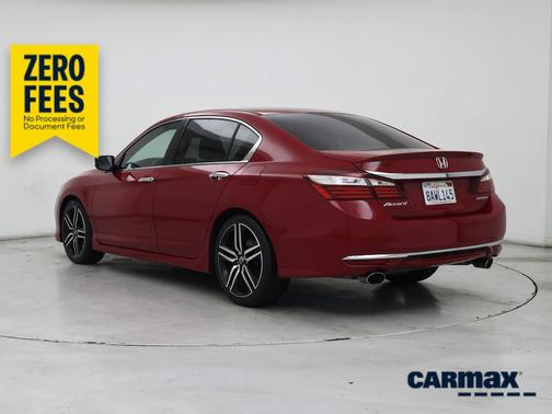 Red 2017 Honda Accord Sport