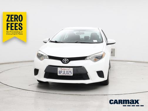 White 2014 Toyota Corolla LE
