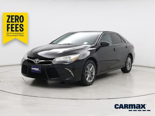 Black 2016 Toyota Camry SE