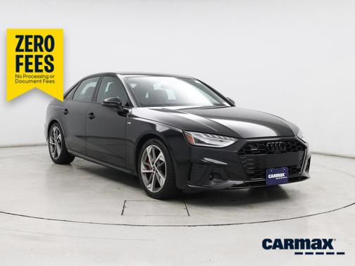 Black 2023 Audi A4 S-Line Premium Plus