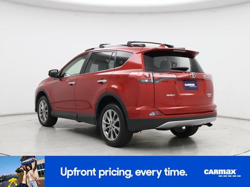 Red 2017 Toyota RAV4 Limited
