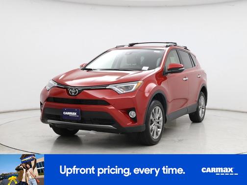 Red 2017 Toyota RAV4 Limited