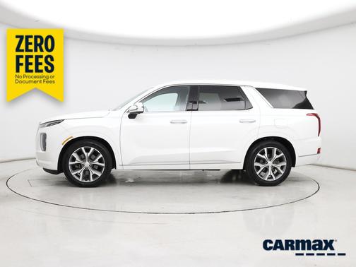 White 2021 Hyundai PALISADE Limited