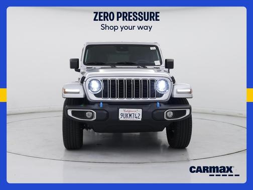 Silver 2024 Jeep Wrangler 4xe Sahara