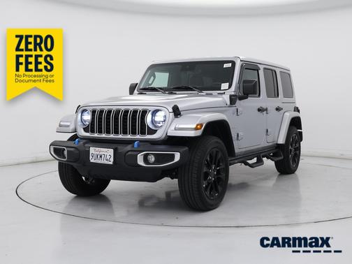 Silver 2024 Jeep Wrangler 4xe Sahara