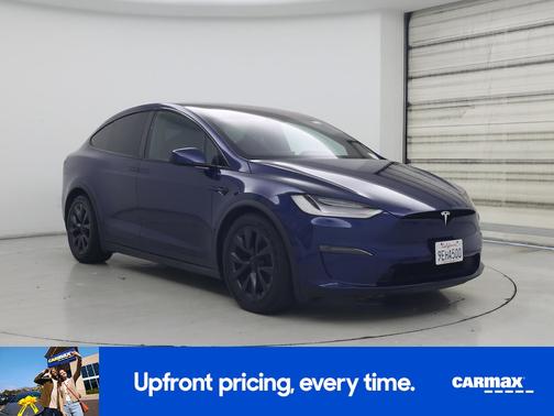 Blue 2023 Tesla Model X Plaid