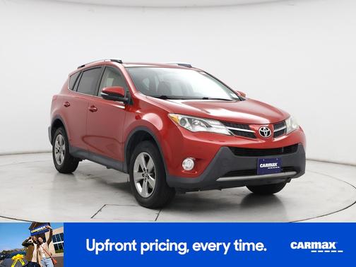 Red 2015 Toyota RAV4 XLE