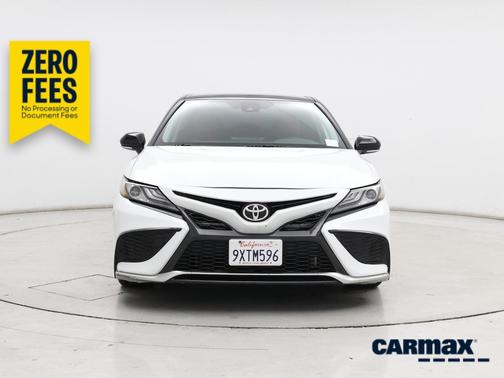 White 2021 Toyota Camry XSE
