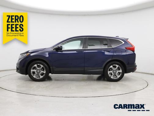 Blue 2018 Honda CR-V EX-L