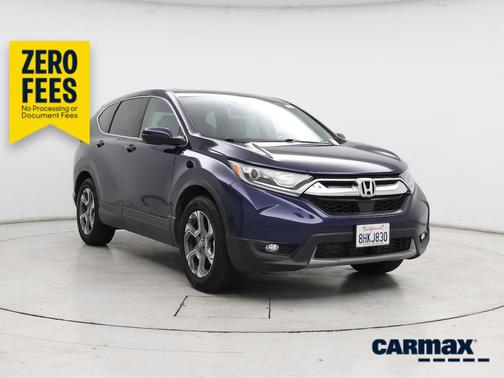 Blue 2018 Honda CR-V EX-L