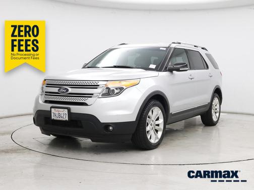 Silver 2014 Ford Explorer XLT