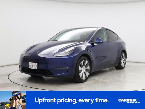Blue 2021 Tesla Model Y Long Range