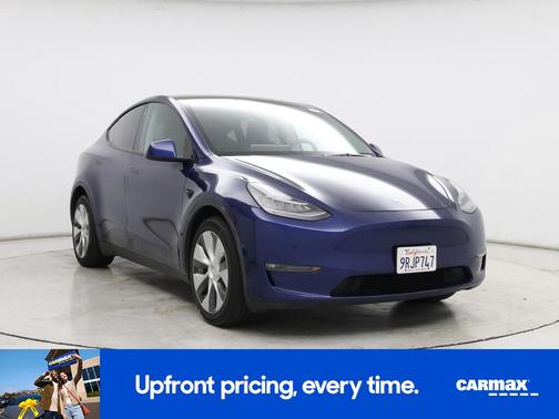Blue 2021 Tesla Model Y Long Range