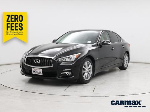 Black 2016 INFINITI Q50 Premium