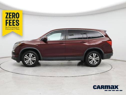 Burgundy 2018 Honda Pilot EX