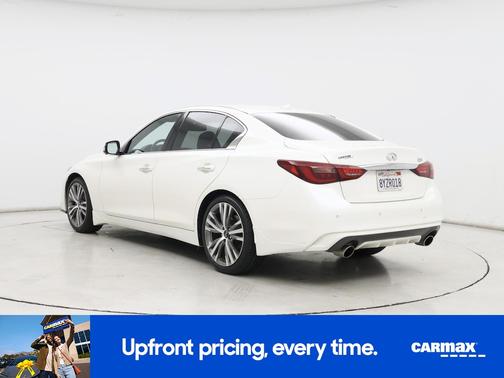 White 2021 INFINITI Q50 Sensory