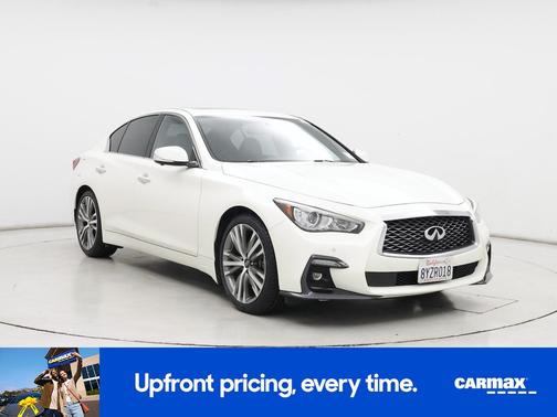 White 2021 INFINITI Q50 Sensory