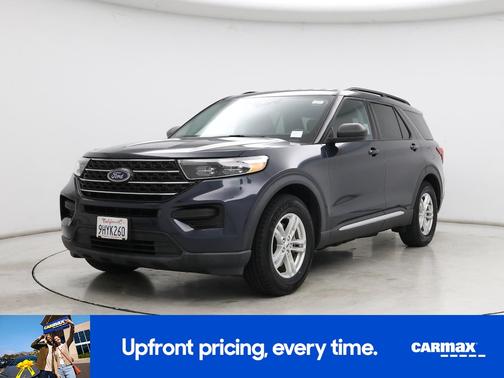 Blue 2022 Ford Explorer XLT