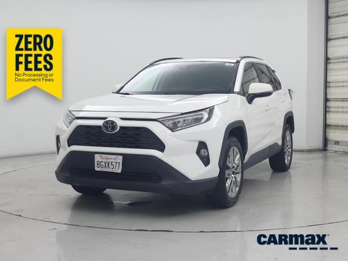 White 2019 Toyota RAV4 XLE