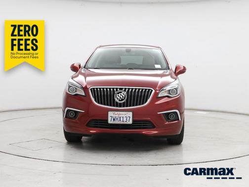 Red 2017 Buick Envision Preferred