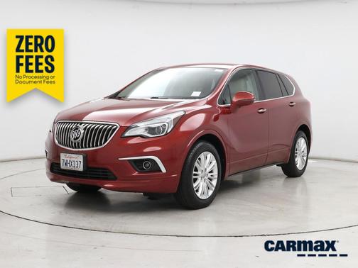 Red 2017 Buick Envision Preferred