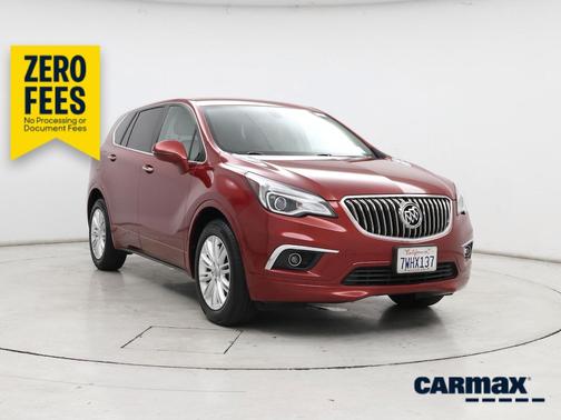 Red 2017 Buick Envision Preferred