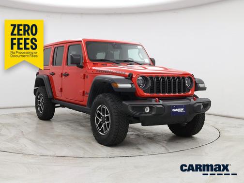 Red 2025 Jeep Wrangler Rubicon