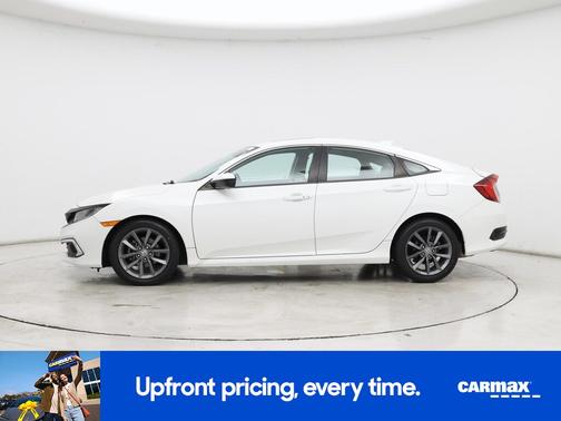 White 2019 Honda Civic EX