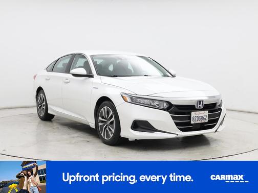White 2022 Honda Accord Hybrid