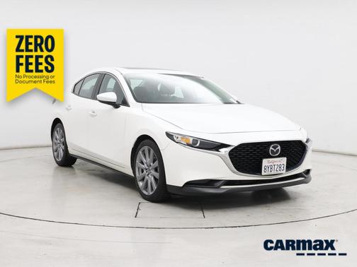 White 2021 Mazda Mazda3 Preferred